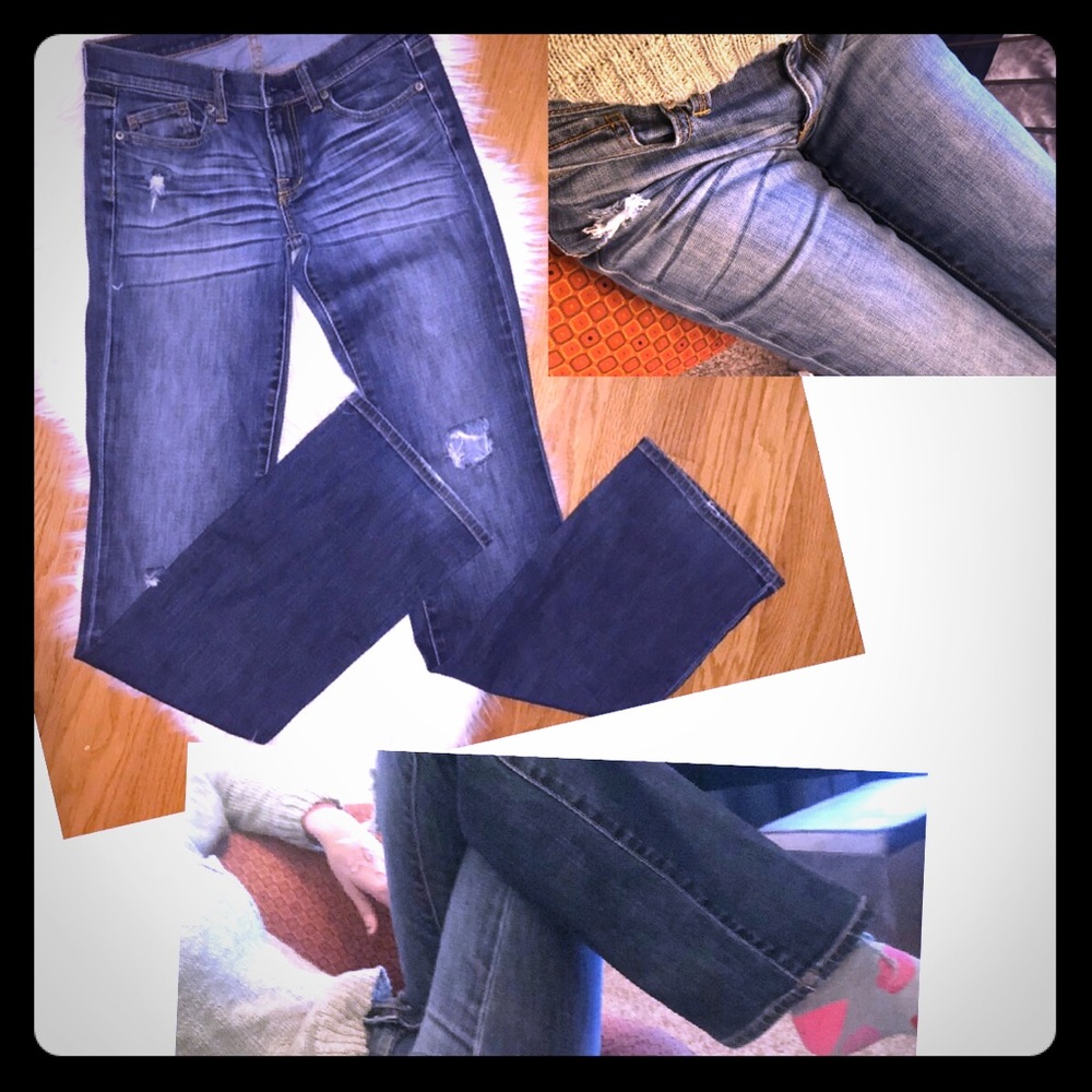 Victoria's Secret low rise flare jeans